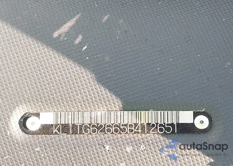 2005 Chevrolet Aveo Lt from USA, damaged, VIN KL1TG62665B412651